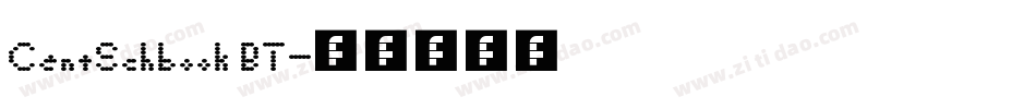 CentSchbook BT字体转换